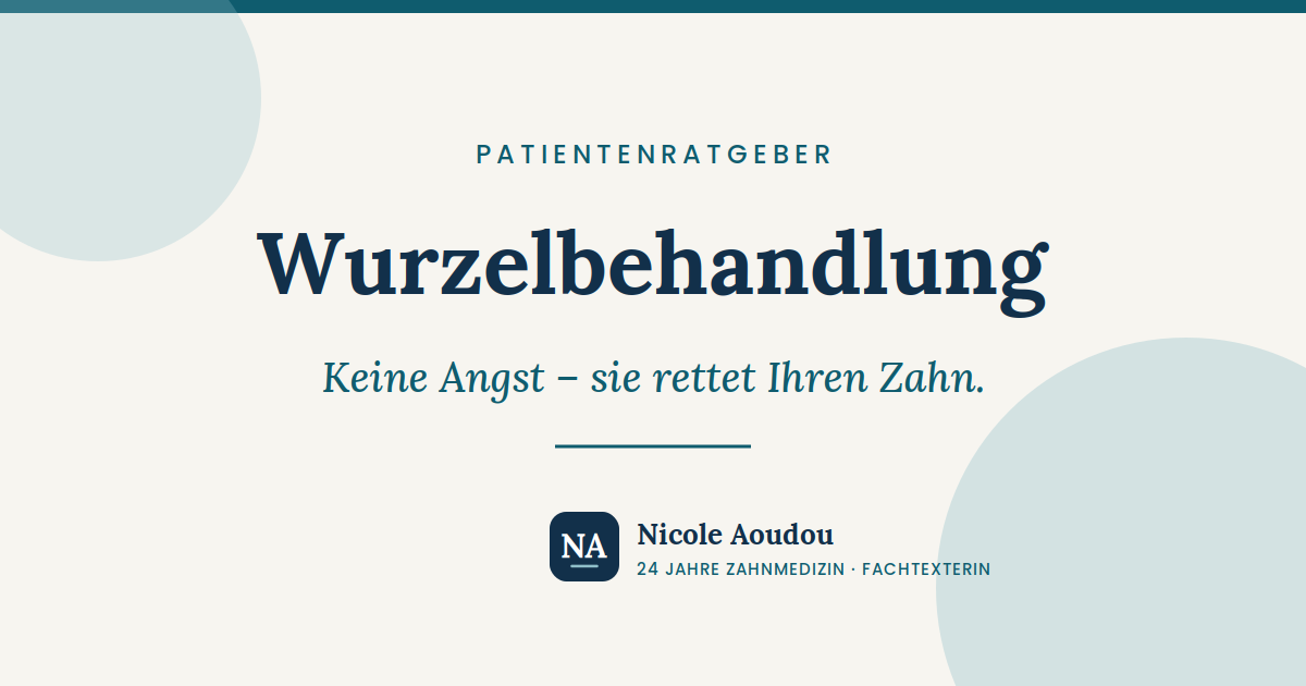 Wurzelbehandlung – Nicole Aoudou